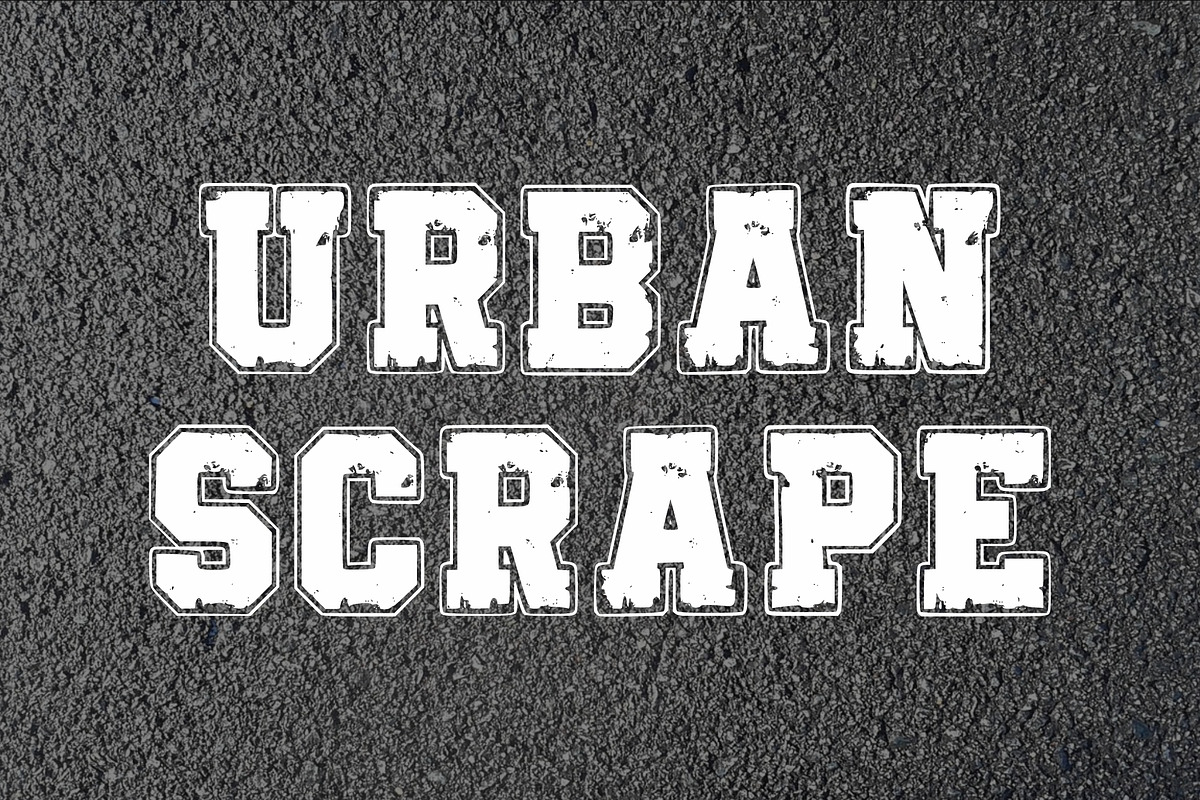 Asphalt Grunge, a Slab Serif Font by Limited.studio (Photo 2 of 6)