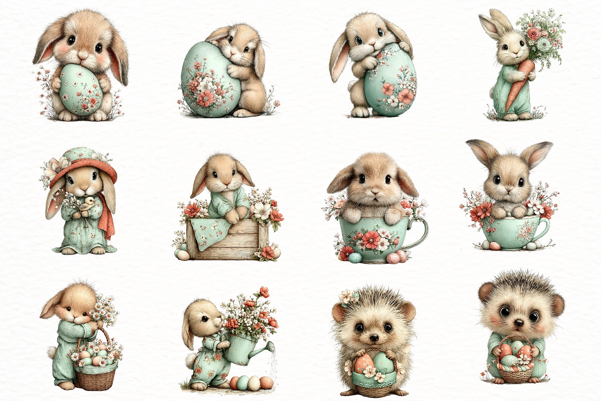 Whimsical Sweet Spring Easter Day, an Illustration by Designworld (Photo 2 of 8)