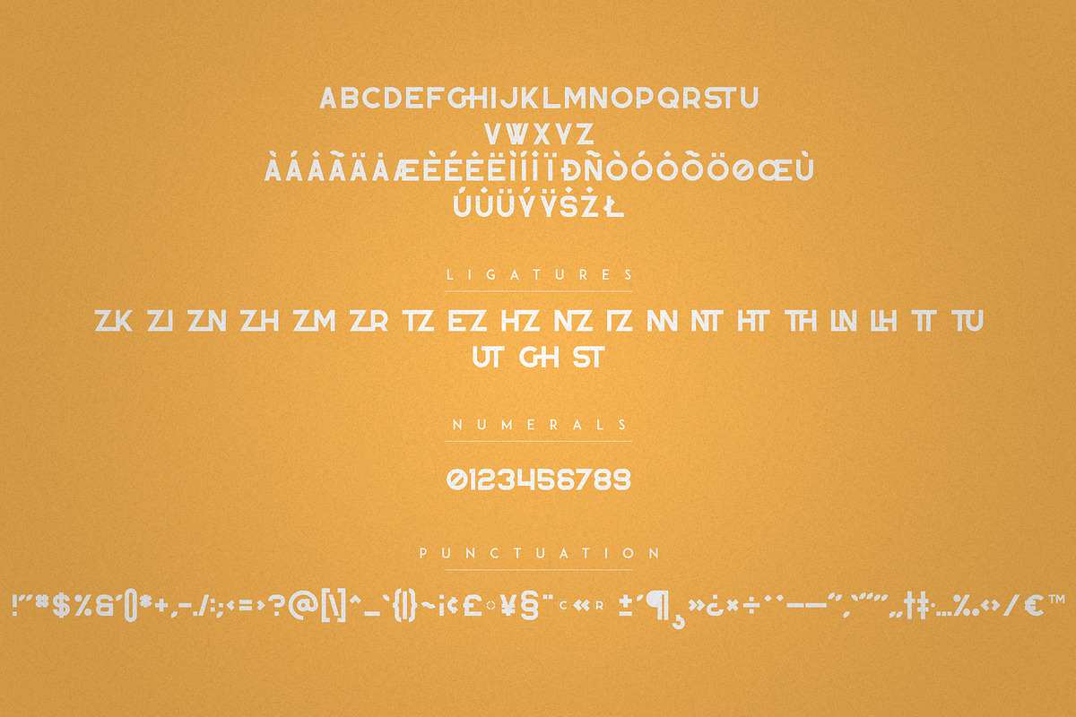 Zink - Display Typeface preview 8