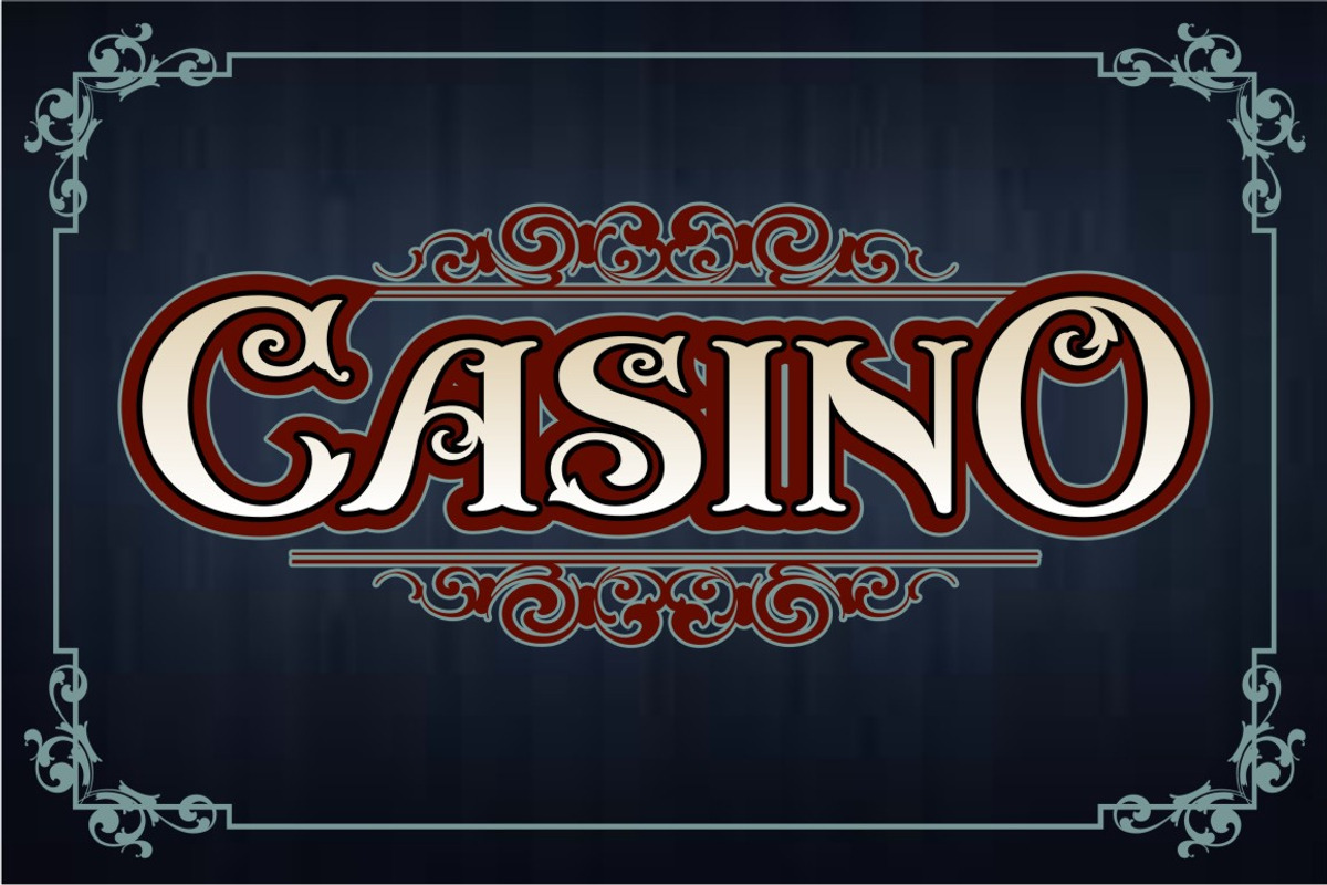 Casino, a Font by Art And Sign Unlimited (Photo 1 of 3)