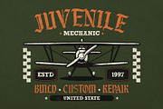 Black Jet Plane Typeface, a Blackletter Font by alit design (Thumbnail 7 of 17)