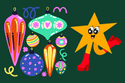 Whimsical Christmas Collection, an Illustration by Alina Sh (Thumbnail 2 of 9)