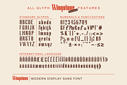 Wingstone, a Sans Serif Font by Omotu Studio (Thumbnail 10 of 12)