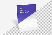 Floating A4 Flyer Mockup PSD, a Books & Magazine Mockup by graphypix (Thumbnail 3 of 4)