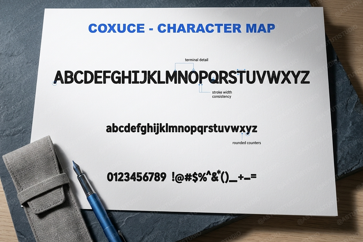 Coxuce - Elegant Serif Typeface, a Serif Font by Astuti Studio (Photo 4 of 25)