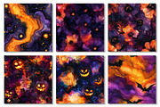 Spooky Halloween Ink Digital Paper, a Texture Graphic by Dream Creation (Thumbnail 3 of 7)