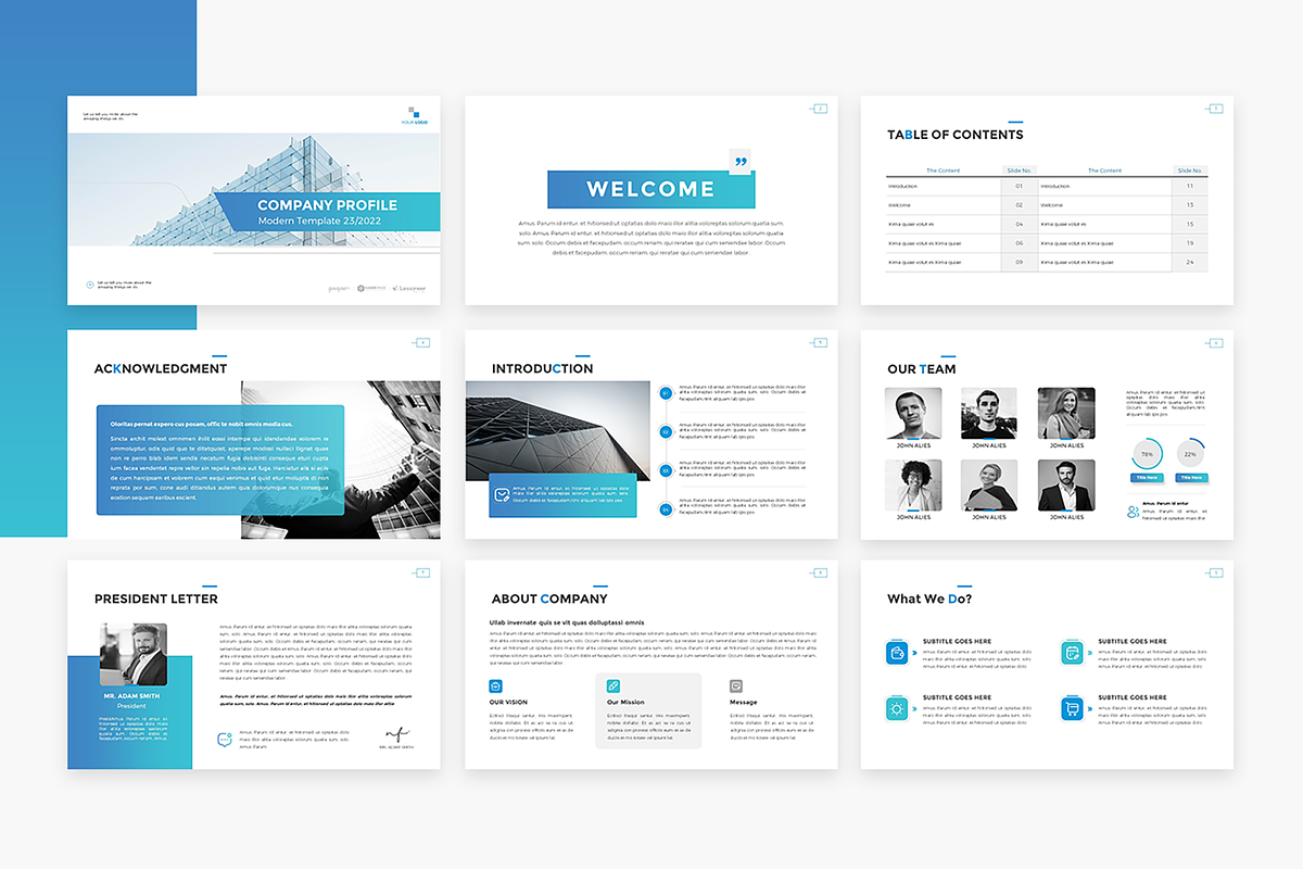 Company Profile PPT, a Presentation Template by Template Zone (Photo 2 of 5)