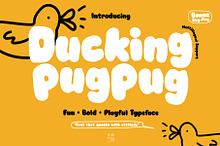 Ducking PugPug Font