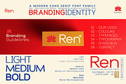 Ren - Sans serif font family, a Sans Serif Font by Artistic & Unique (Thumbnail 11 of 15)