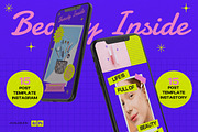 Beauty Inside - Social Media Kit, a Social Media Template by Creative Zeune (Thumbnail 1 of 4)
