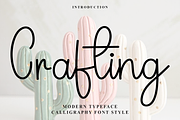Crafting, a Handwritten Font by InermediaSTUDIO (Thumbnail 1 of 7)