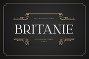 BRITANIE Vectorian Serif Font, a Serif Font by UICreative (Thumbnail 1 of 5)