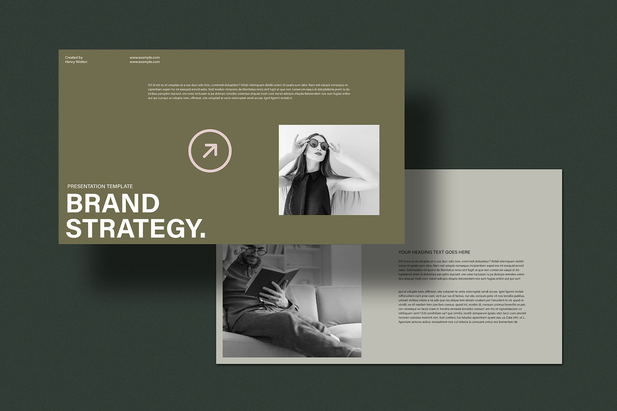 Brand Strategy Presentation Template, a Presentation Template by Artisan Vibes (Photo 2 of 9)