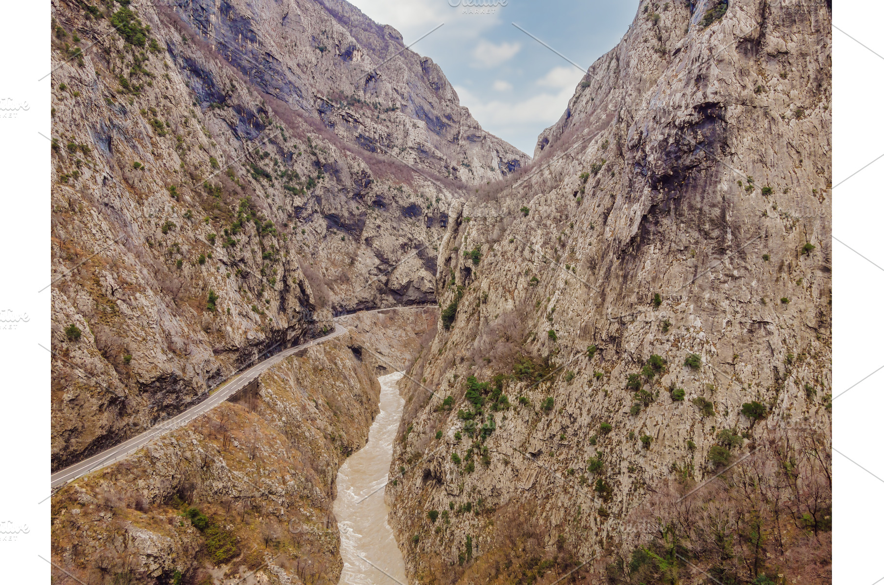 Beautiful Canyon of Moraca river in, a Nature Photo by Elizaveta Galitskaya