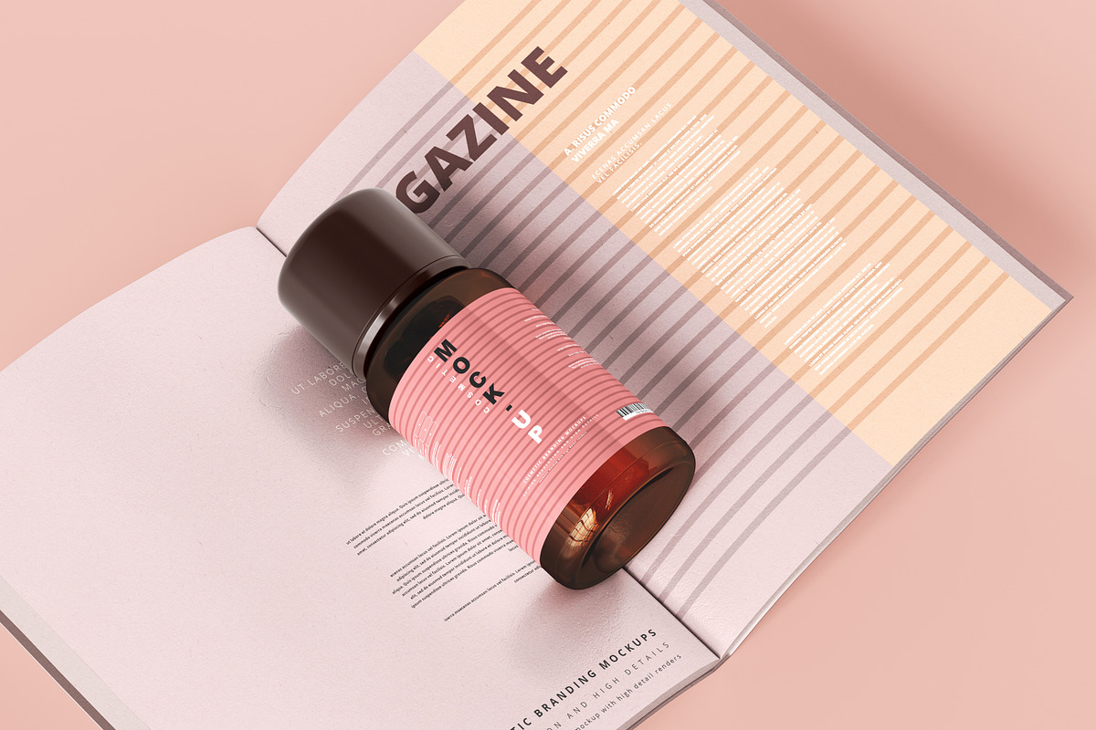 250+ Cosmetic Branding Mockup Bundle, a Cups & Container Mockup by pmvch (Photo 171 of 273)
