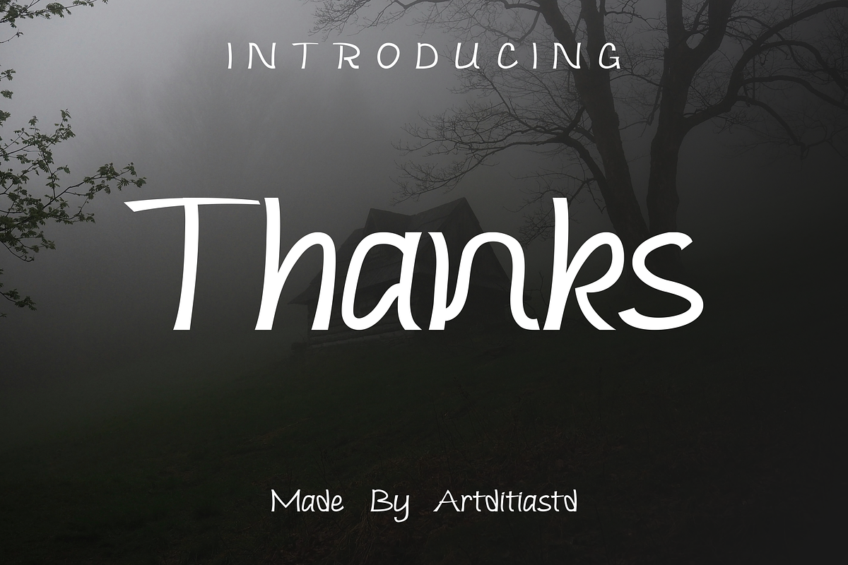 Cengcha font, a Handwritten Font by artditiastd (Photo 3 of 3)