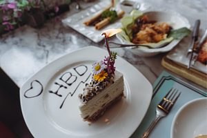Festive Birthday Cake Slice, a Food & Drink Photo by AMMi