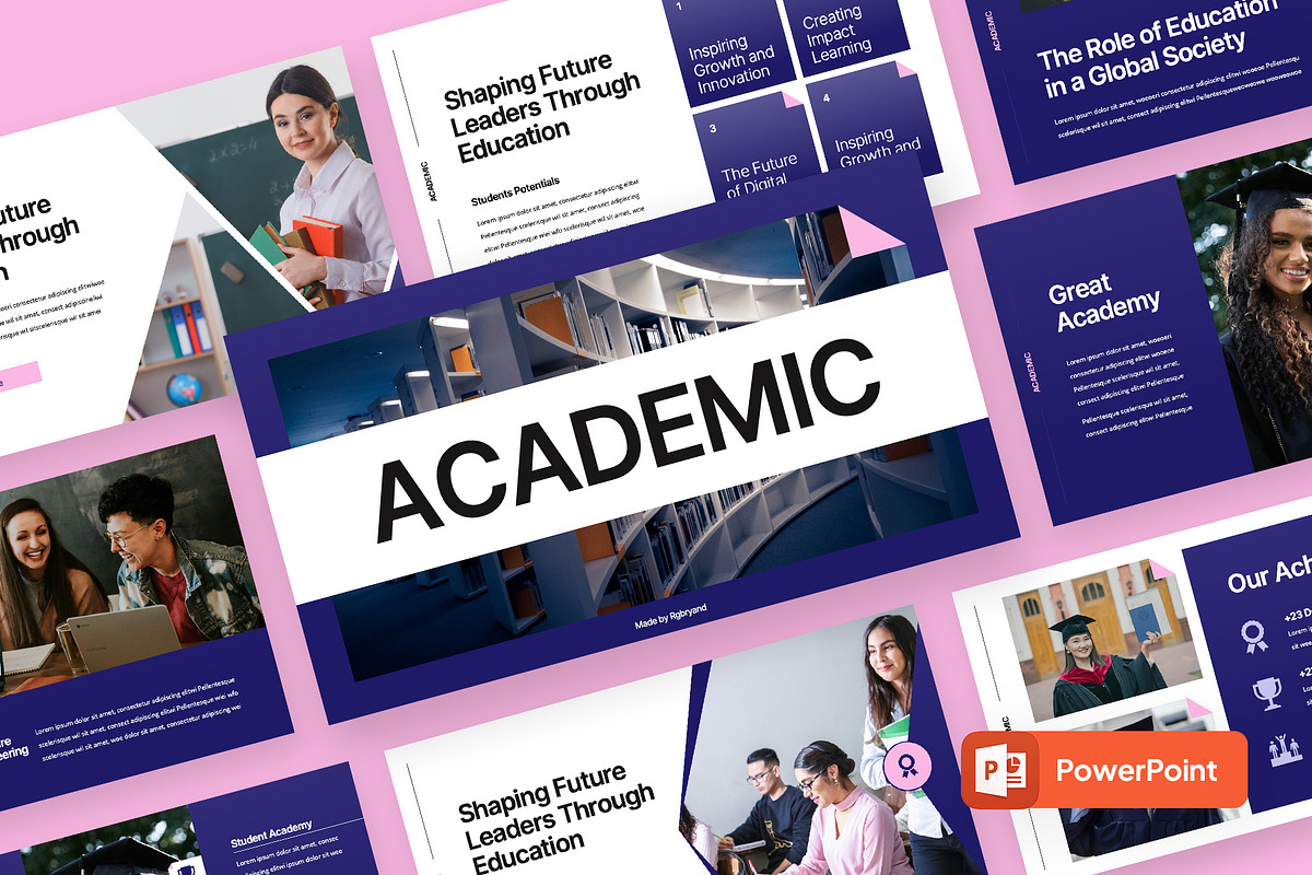 ACADEMIC Powerpoint, a Presentation Template by rgbryand (Photo 1 of 9)