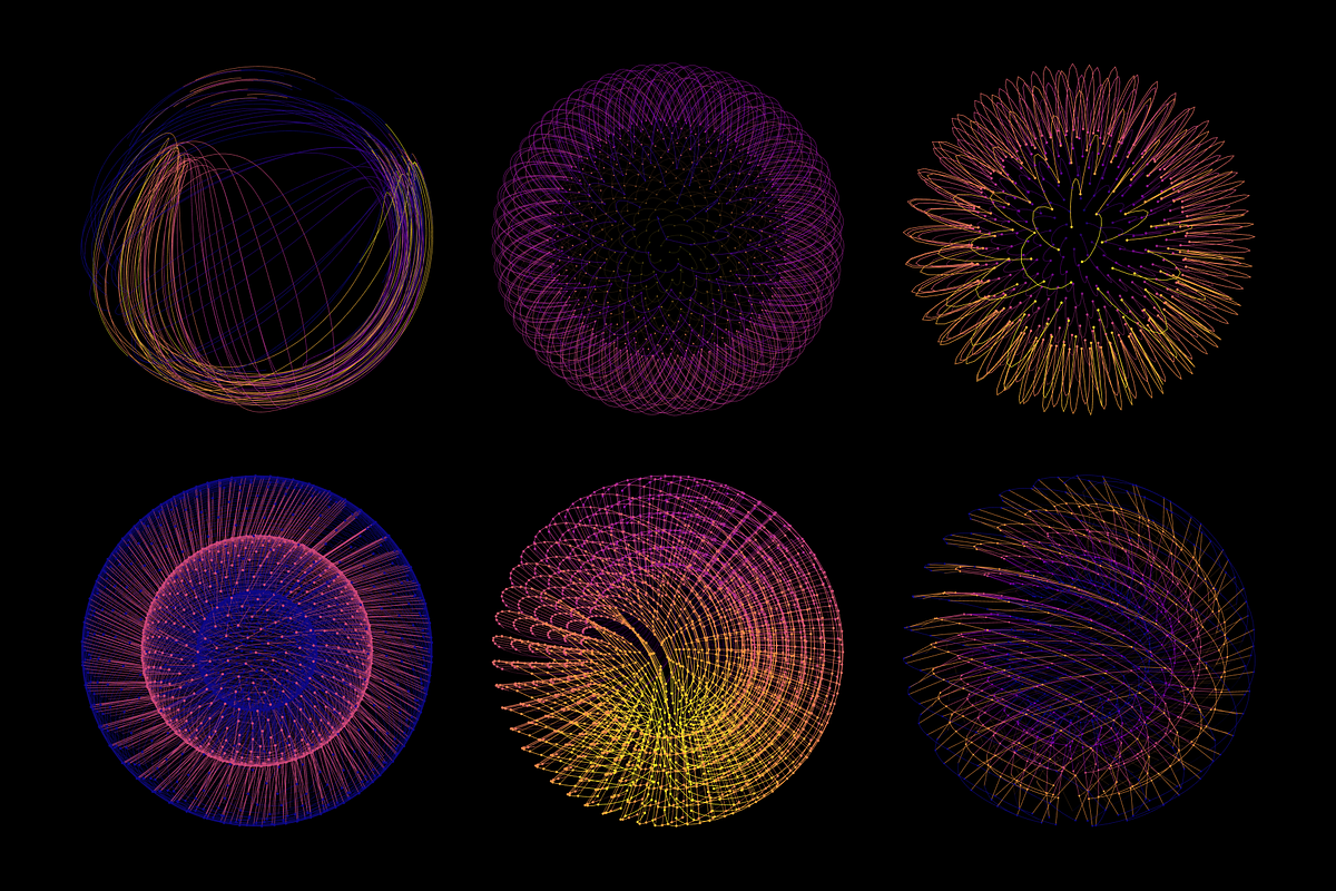 GEO_SPHERES02 Abstract Vector Bundle, an Object Graphic by codetoform (Photo 7 of 10)