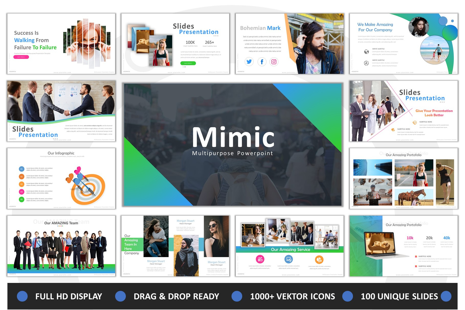 Mimic Powerpoint, a Presentation Template by Antstheme