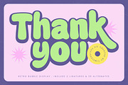 Funky Glitz Retro Bubble Font, a Serif Font by timelesstype.co (Thumbnail 20 of 20)