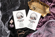Halloween Card Mockup 5x7 2c5 fall, an Advertising Mockup by PawMockups (Thumbnail 6 of 10)