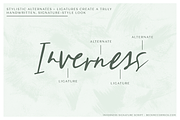 Inverness Script, a Script Font by Beck McCormick (Thumbnail 9 of 11)