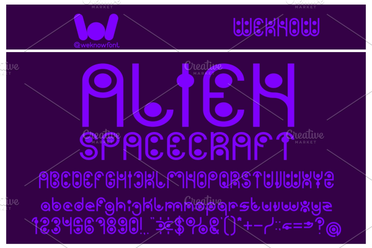 Phytoplankton font, a Font by weknow (Photo 4 of 5)