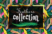 Feathers collection, a Pattern Graphic by Katya Hatsak (Thumbnail 1 of 3)