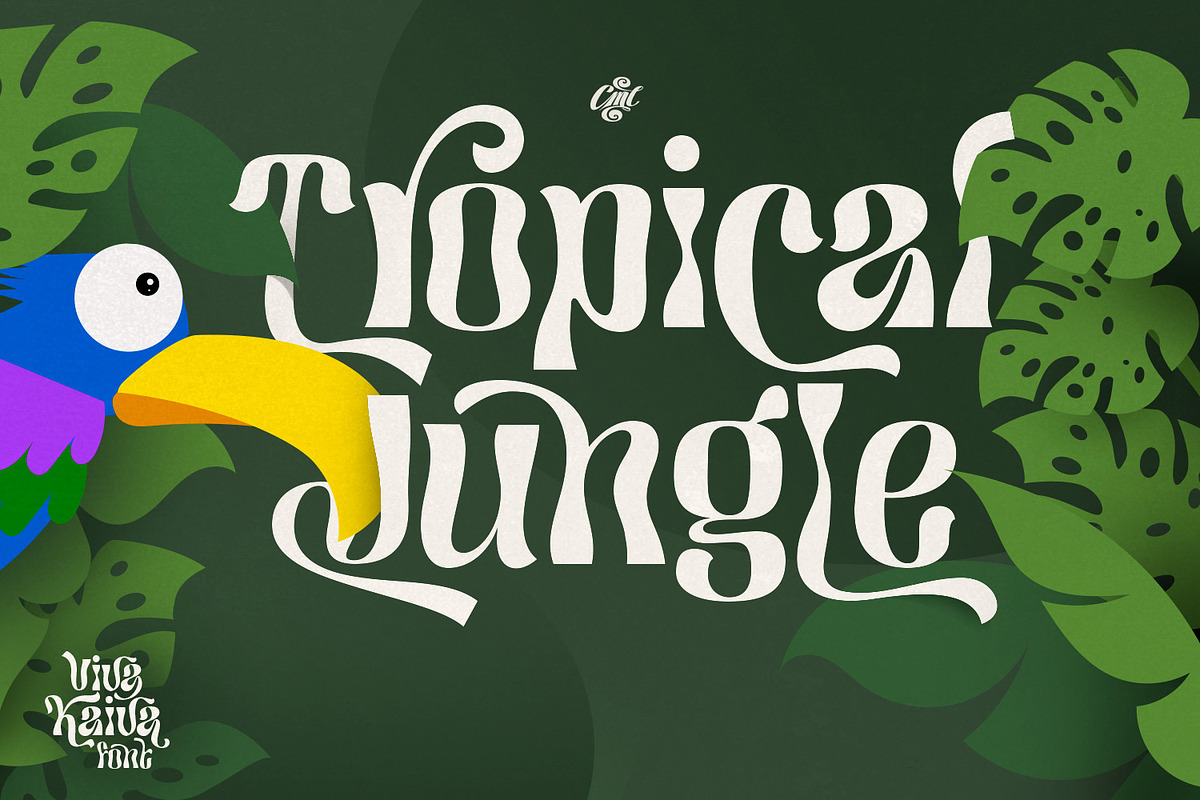 Viva Kaiva - Unique Psychedelic Font, a Sans Serif Font by creativemedialab (Photo 6 of 11)