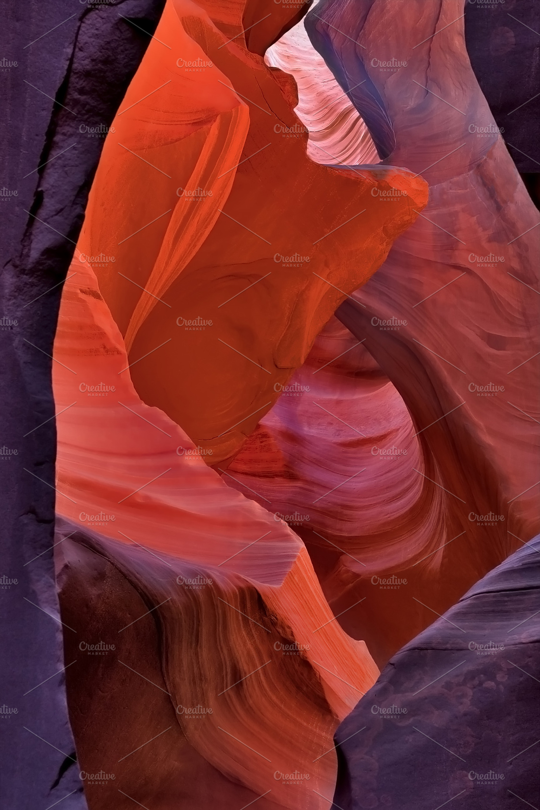 Upper antelope canyon containing landscape, page, and abstract, a Nature Photo by kavram