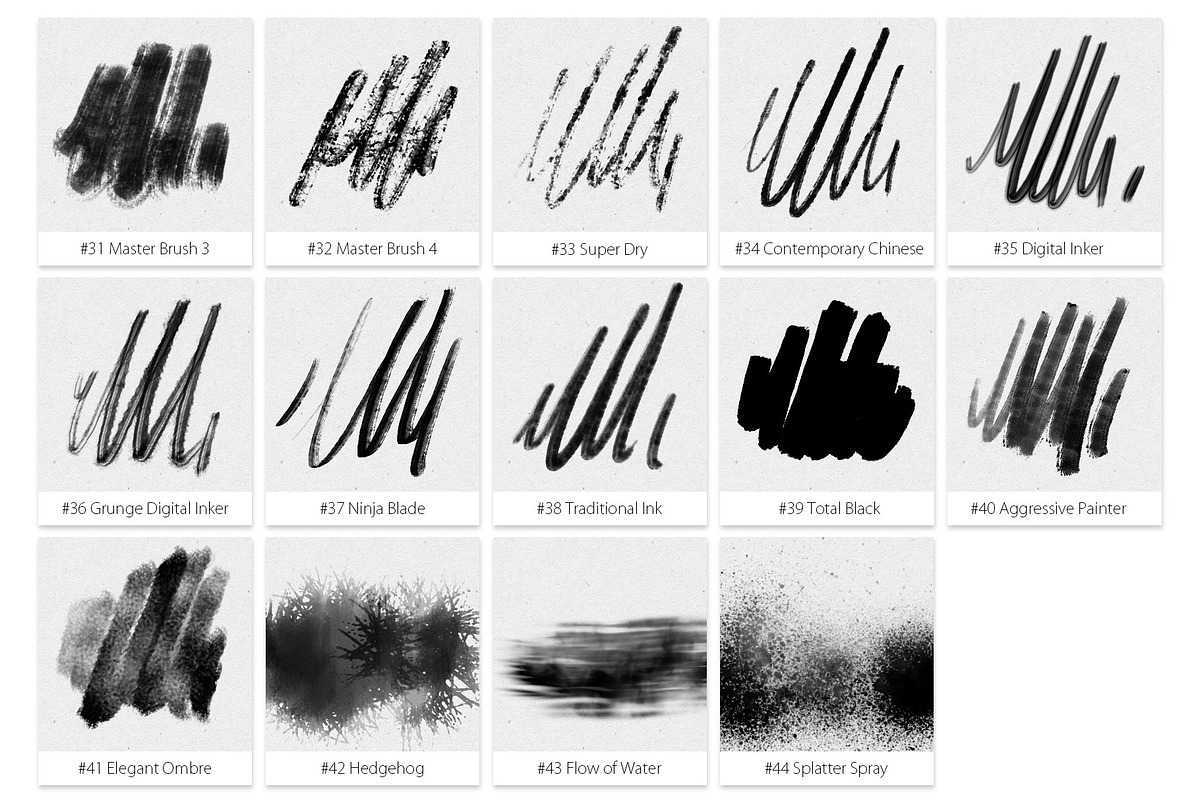 Inktober Procreate&Photoshop Brushes, a Brush Add-On by ArtistMef (Photo 4 of 7)