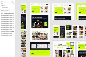 One-page Restaurant Website