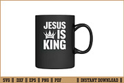 Jesus Is King Christian Faith SVG, a Seasonal Illustration by Handy Arts Studio (Thumbnail 3 of 3)