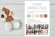 Dresscode card with photo, a Card Template by EvaTemplates (Thumbnail 4 of 5)