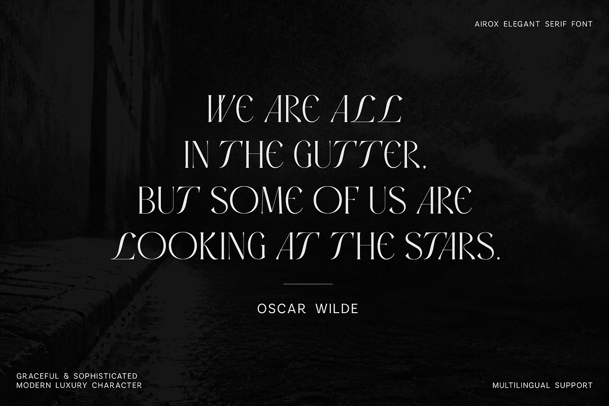 Airox Luxury Editorial Serif Font, a Serif Font by Only Fonts (Photo 4 of 12)