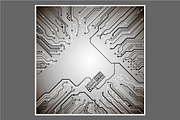-50% Circuit boards backgrounds set, a Background Graphic by frost_newt (Thumbnail 6 of 11)