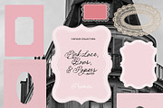 Vintage Pink Lace, Bows & Papers, an Object Graphic by Lana Elanor (Thumbnail 9 of 15)