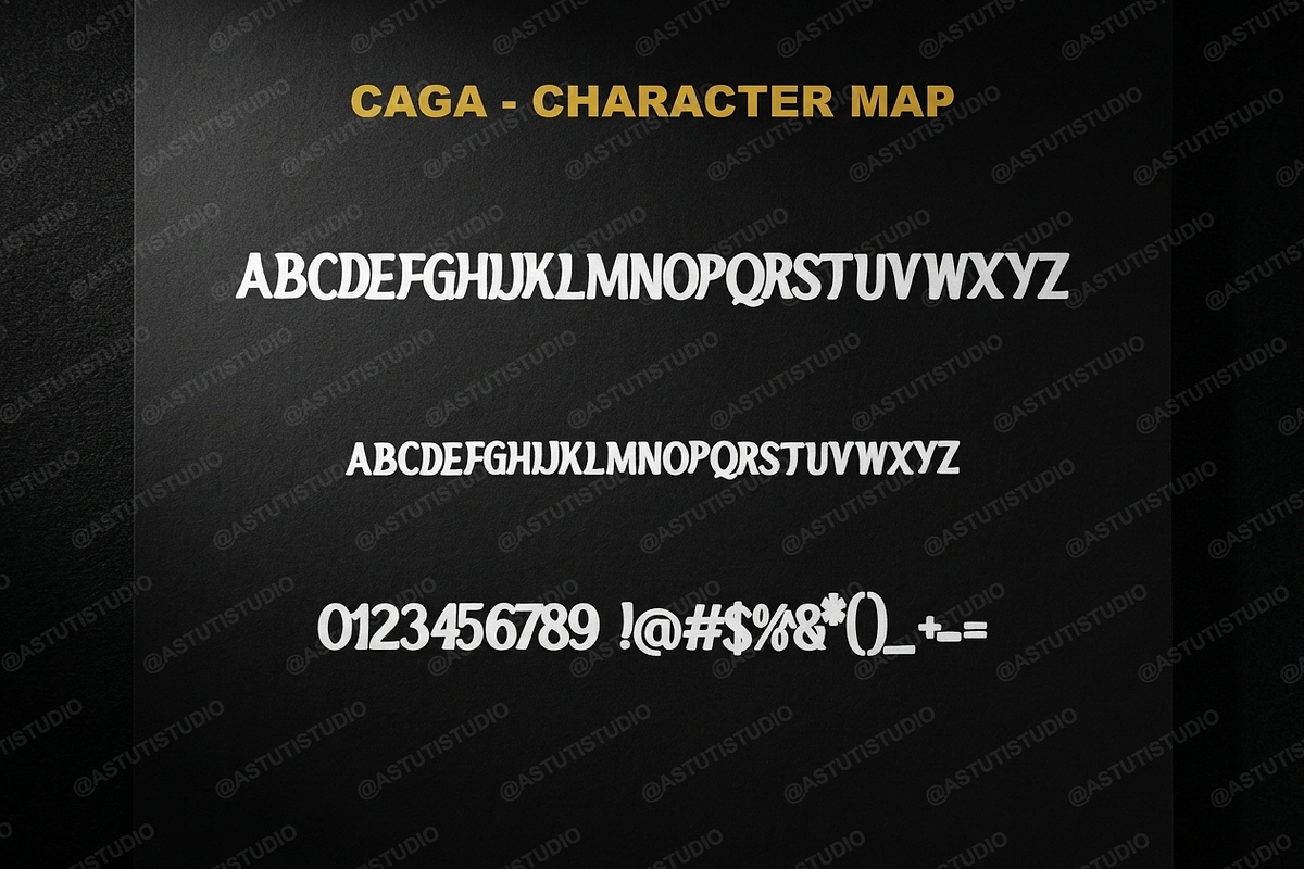 Caga - Elegant Modern Serif Typeface, a Serif Font by Astuti Studio (Photo 3 of 25)