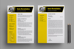 Resume Design Template, a Resume Template by MightyDesign