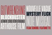 Cinematografica - 7 fonts, a Sans Serif Font by Zetafonts (Thumbnail 7 of 10)