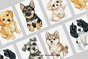 15 Bundle Watercolor Puppy Dog Baby, an Animal Illustration by Morspective (Thumbnail 3 of 8)