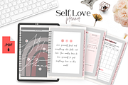 Digital Self Love Planner, a Templates & Theme by bellaROSEworkshop (Thumbnail 1 of 5)
