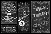 Twenty Editable Chalkboard Designs!, a Poster Template by the little wonder shop (Thumbnail 7 of 9)