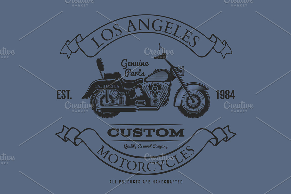 Motorcycle vintage graphics, t-shirt, a Texture Illustration by idimair