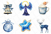 Celestial Christmas Clipart, an Illustration by DreamPrint404 (Thumbnail 4 of 5)