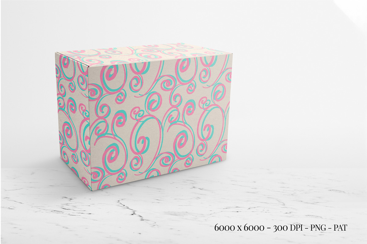 Organic Seamless Swirl Patterns, a Pattern Graphic by Declipo Patt (Photo 7 of 9)