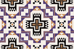 Colorful Native American Pattern