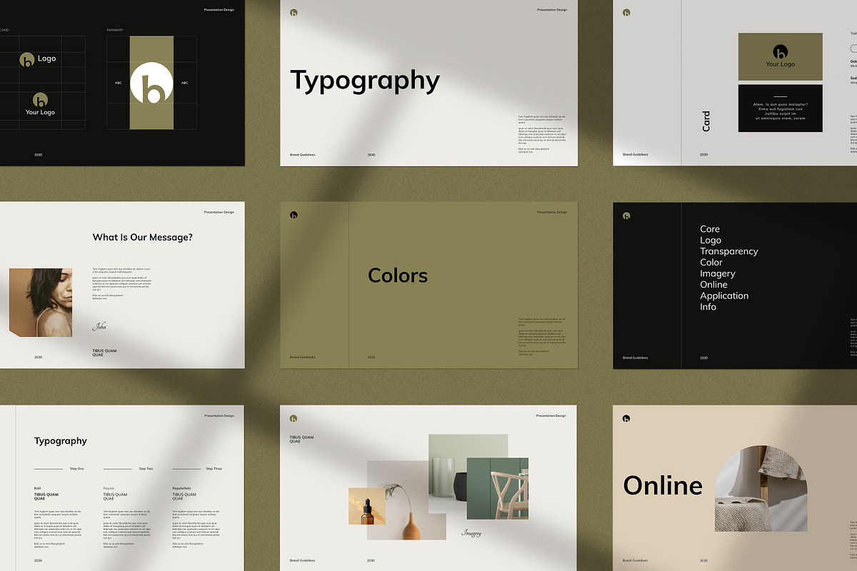 Brand Guidelines Template, a Presentation Template by PrintIdea (Photo 8 of 11)