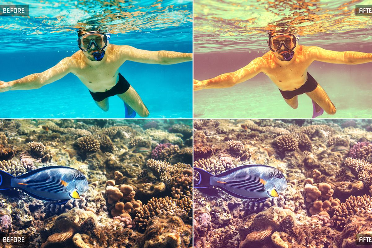 Underwater Lightroom Presets preview 3